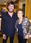 At the time this photo was taken on March 14, 2019, Chris Janson (at 32) was the youngest Opry member - and I (at 90) was the oldest